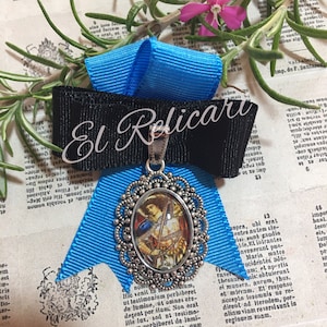 Small Medal, Saint Michael the Archangel brooch.