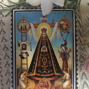 VIERGE de SOLEDAD. Cartes plastifiées.