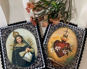 VIRGIN OF PAINS. Scapular