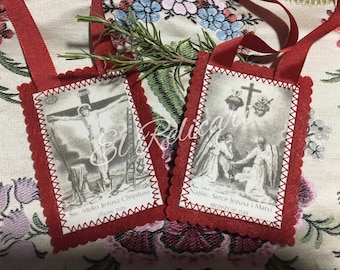 The Scapular of the Passion. (Red Scapular).