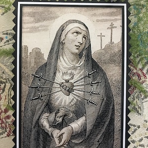Nostra Signora dei Dolori. Carte plastificate.