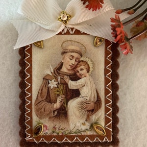 SAINT ANTONIO of PADUA.Sant&#39;Antonio da Padova.Saint Anthony of Padua