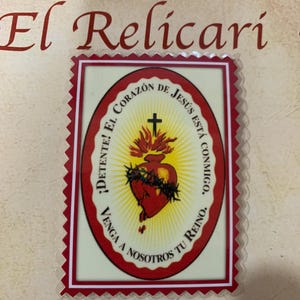 ARRÊT! Le Sacré-Cœur de Jésus est avec moi. Cartes plastifiées.