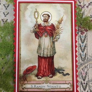 SAN RAMON UNNATO. Laminated Card