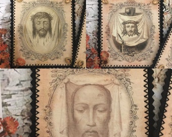 The True Face of Jesus Christ. Scapulars.