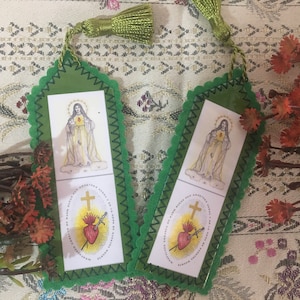 The Green Scapular. Bookmark.