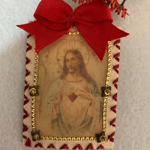 SACRED HEART of JESUS. Scapular.