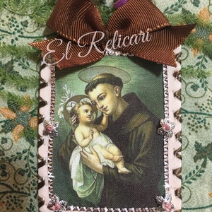 Saint Anthony of padua. Scapular Modelo 1