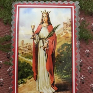 Santa Barbara. Carte plastificate.