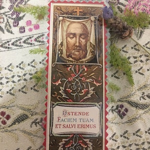 True Face of Our Lord. Laminated Cards. Page Dividers.