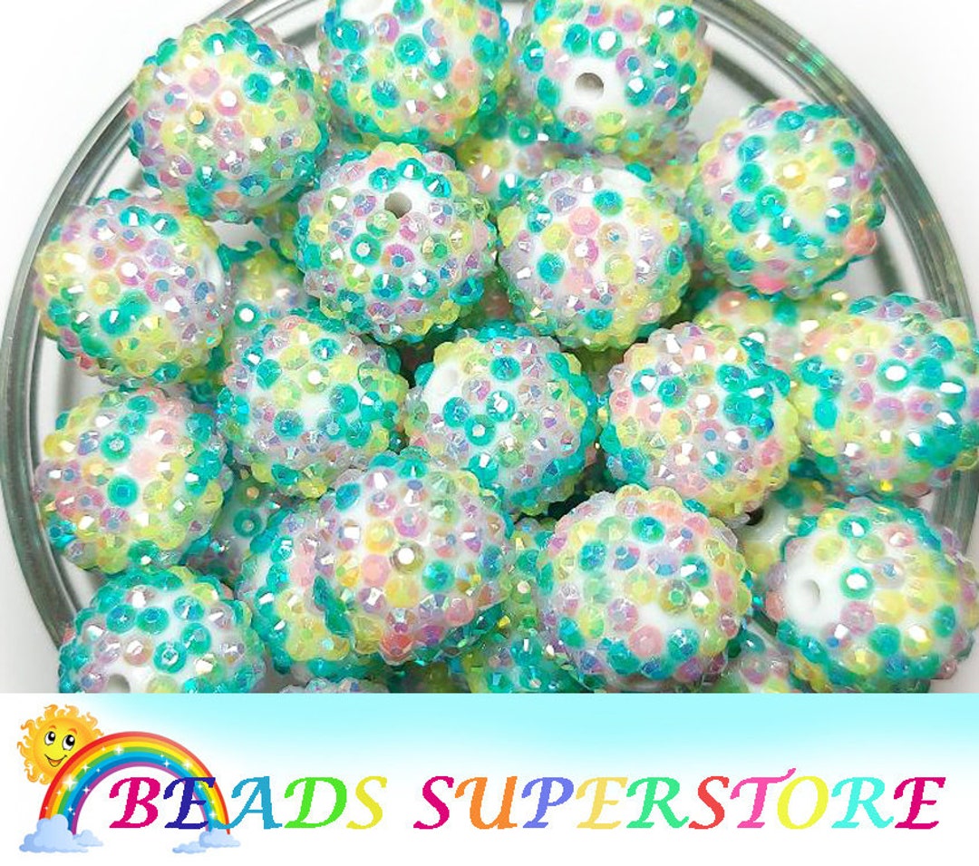 Grosses perles en chocolat Multicolores