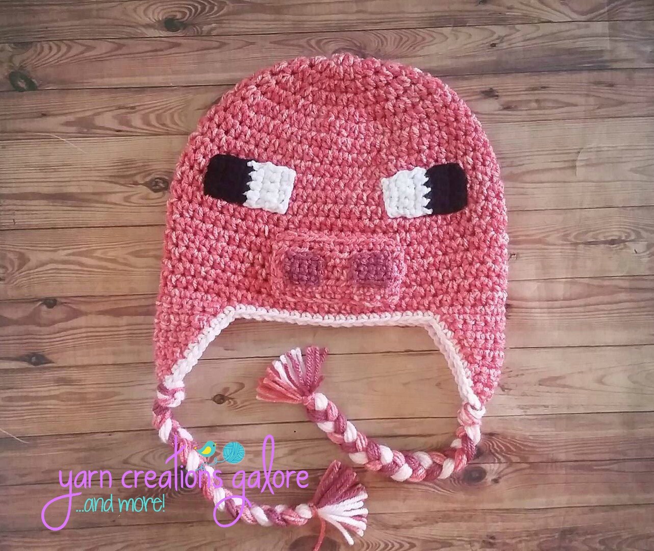 Crochet Pig Hatminecraft - Etsy