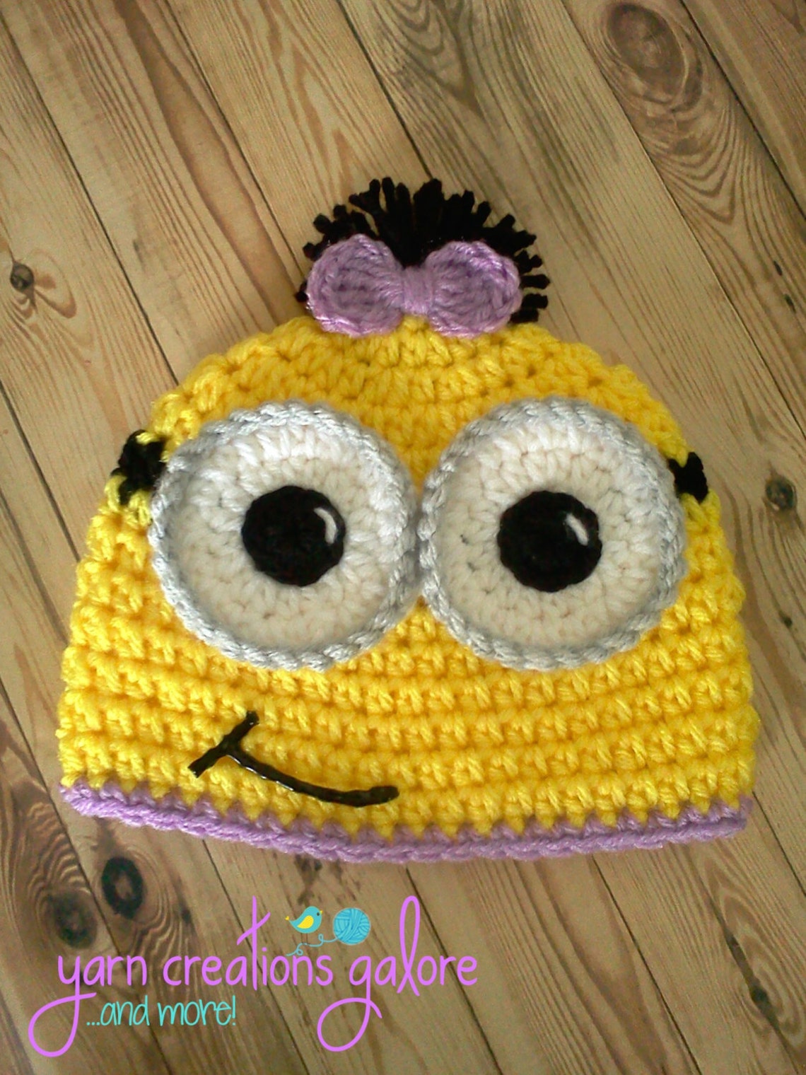 Girl Minion Hat Etsy
