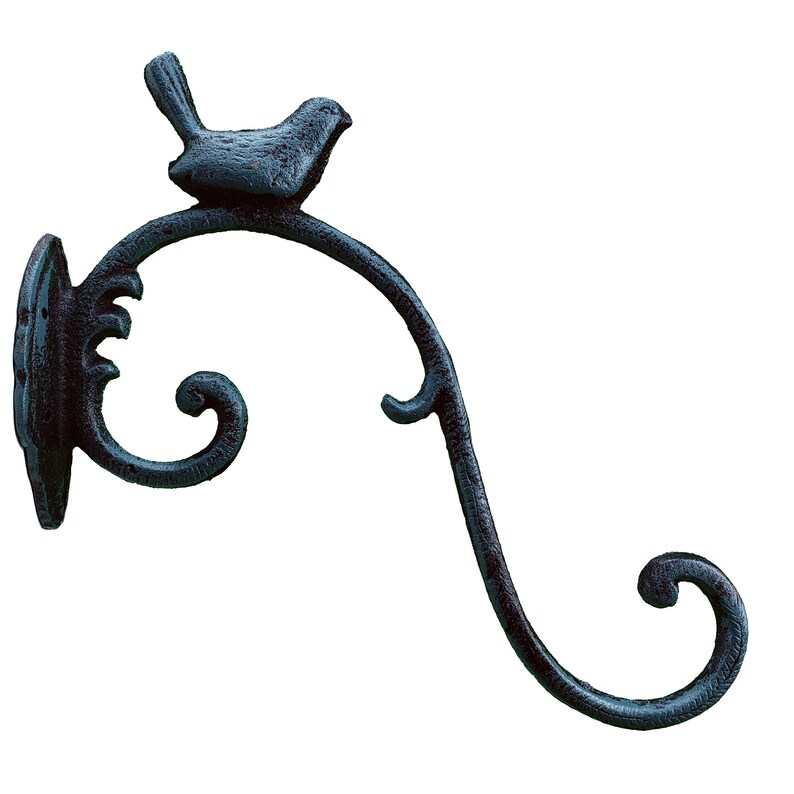 Decorative Chickadee Bird Design Cast Iron Plant Hanger - Etsy