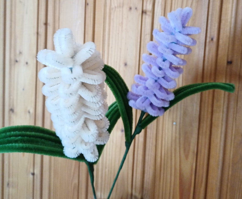 Artificial Lavender Flower Made From Chenille Pipe Cleaners Etsy UK