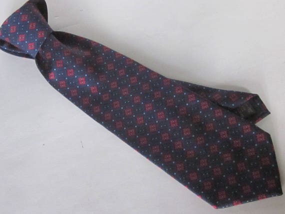 Vintage ERMENEGILDO ZEGNA Man's Necktie-Dark Navy… - image 1