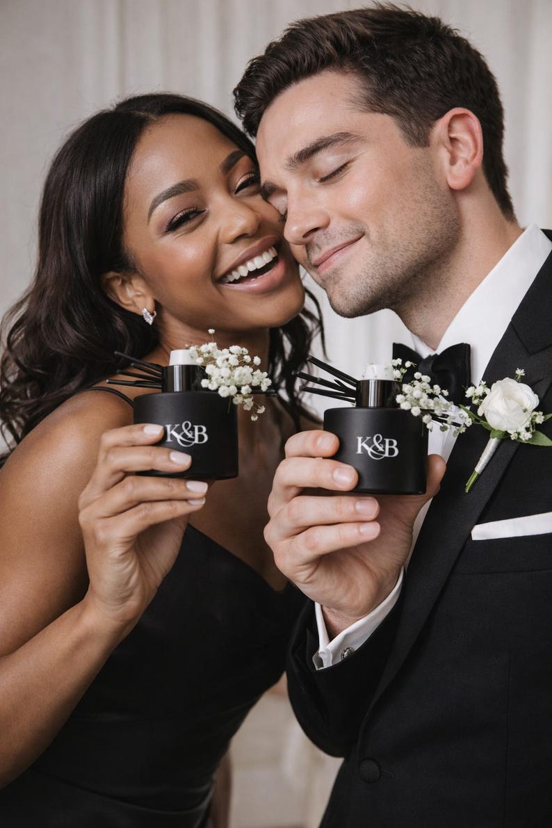 Diffuser Reed Tie Personalized Reed Diffusers | Matte Black Bottles, Wedding & Corporate ...