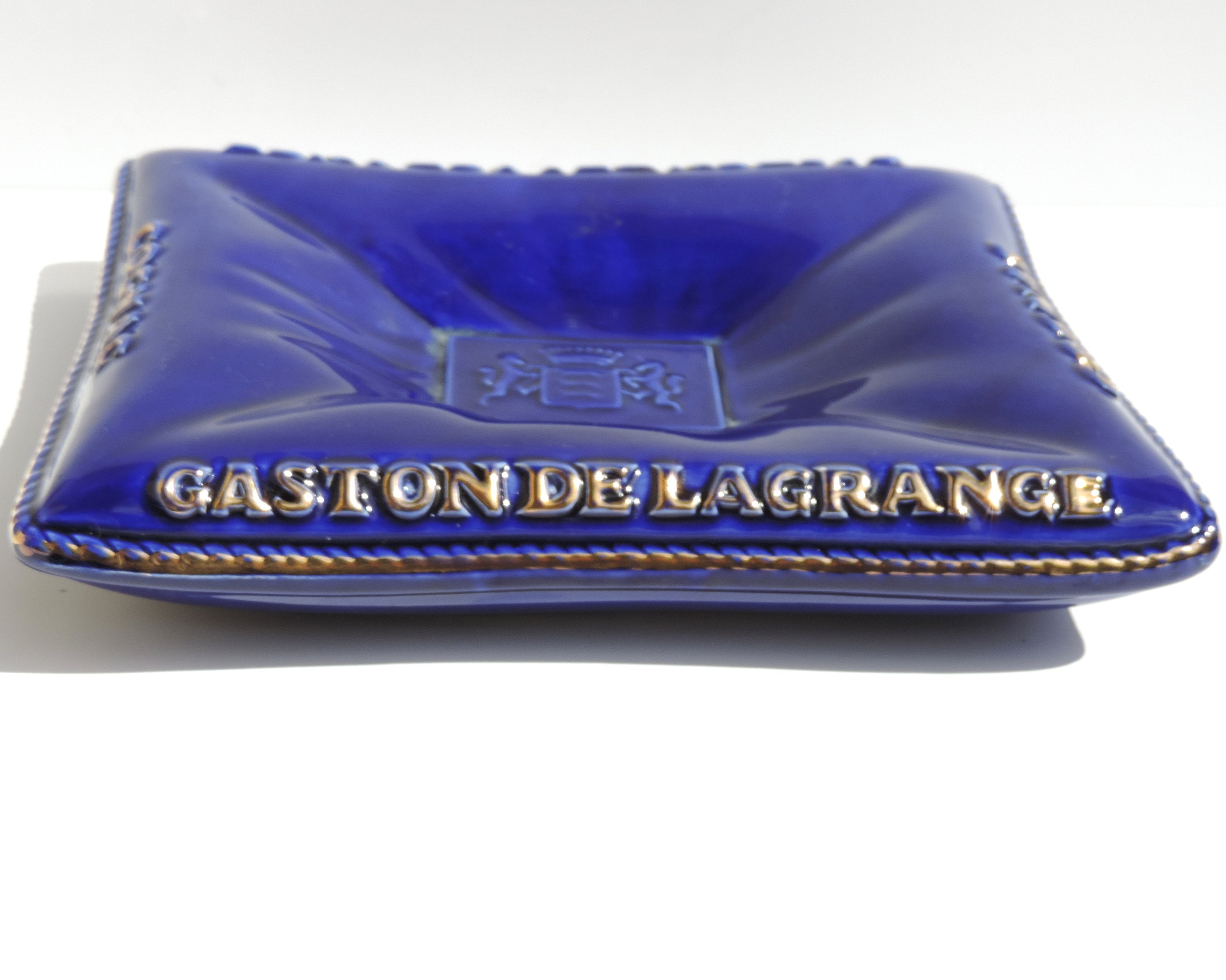 zhtt CROIZET エクストラGASTON De LAGRANGセッ Vintage French Ashtray, Gaston De Lagrange Cognac Ashtray - Etsy
