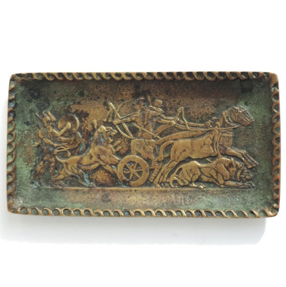 Max Le Verrier Bronze Trinket Dish: Antique French Vide Poche
