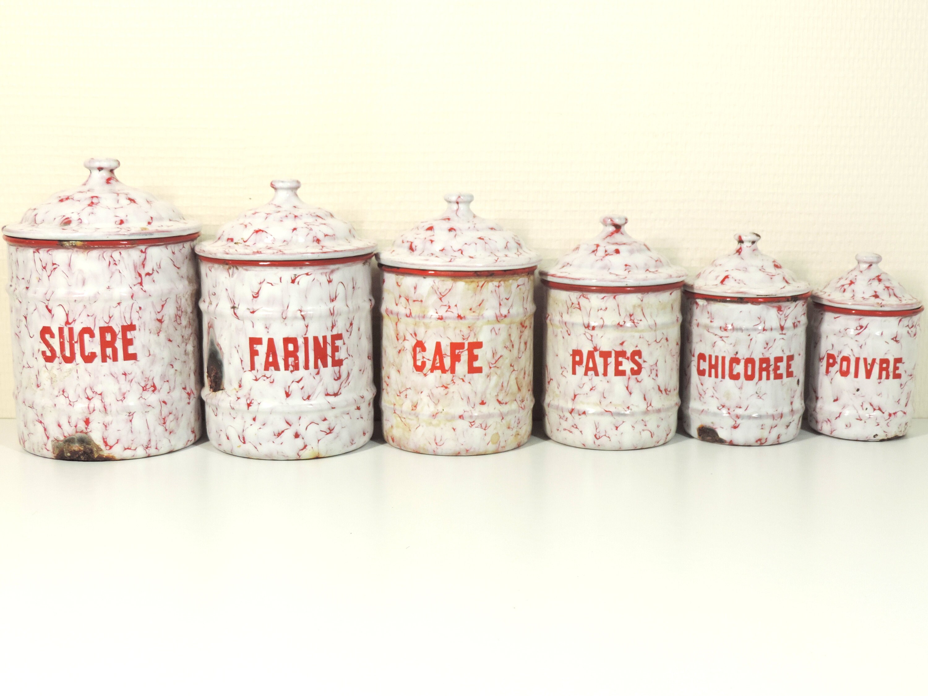 Enamel Canisters - Etsy Australia