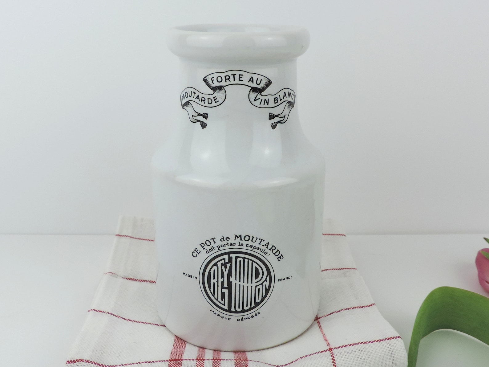 French Antique Mustard Jar/antique Dijon Grey Poupon Mustard Etsy