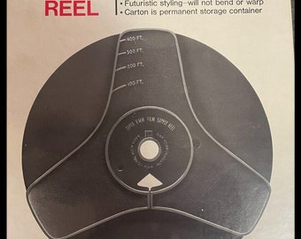 GAF Super 8MM Film REEL, New Old Stock, 7 INCH, 400 ft., Sealed, Highest Quality and Best Performance