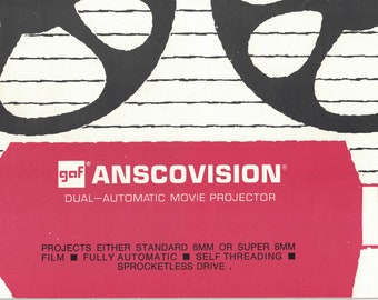 MANUAL del proyector de películas automático dual AnscoVision de GAF - Descarga digital