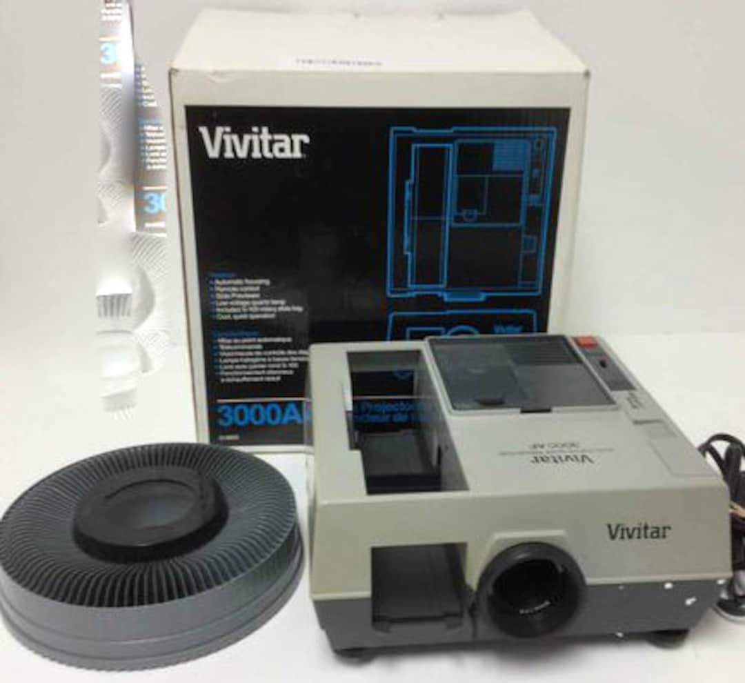 VIVITAR 35MM SLIDE PROJECTOR Model 3000AF Etsy