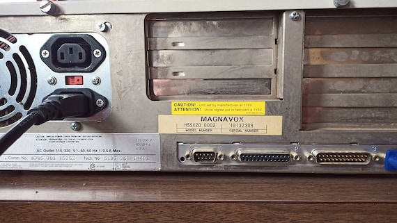 Magnavox 386 SX-20 Vintage Retro Gaming Computer Tested