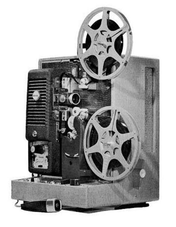 KODAK sound 8 8MM Movie Film Projector 