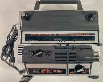 Montgomery Ward 810 DUAL Movie Film Super 8 and 8MM Projector - SERVICED