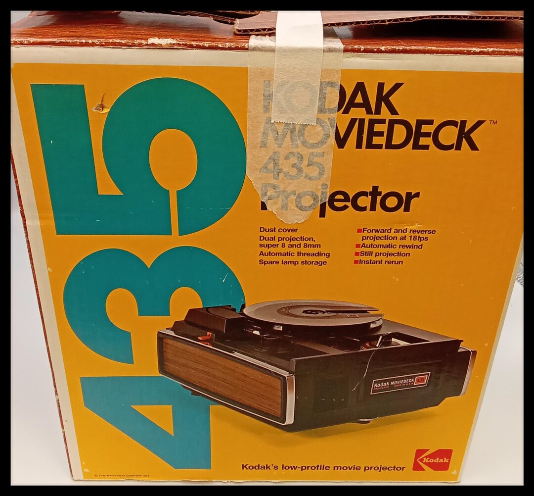 KODAK Moviedeck 435 DUAL 8MM & SUPER 8MM Movie Film Projector With
