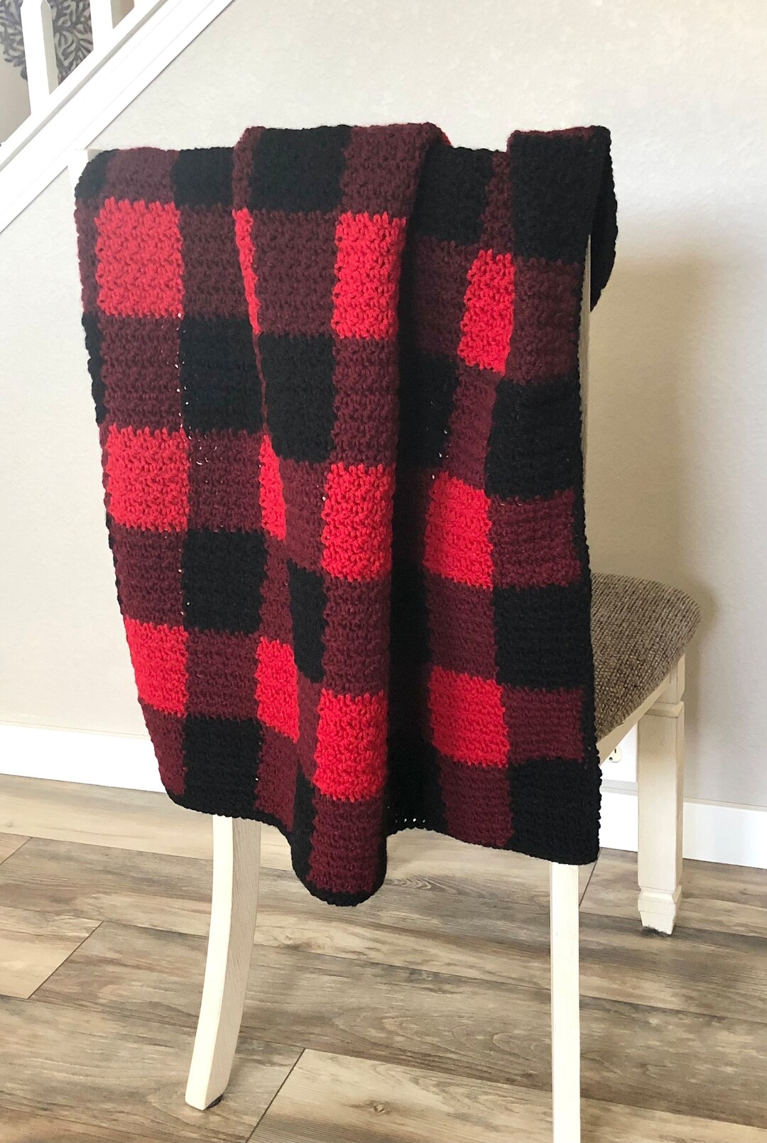 Buffalo Plaid Blanket Red Plaid Blanket Baby Blanket Etsy