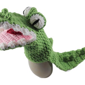 Crochet Patterns - Kids Educational Activity - Crocodile - Crochet Toys - Pretend Play - Alligator - Crochet Hand Puppet - Screen Free