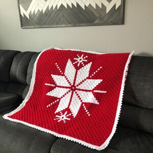 Christmas Afghan Pattern- Christmas Crochet- C2C Pattern- Christmas ...
