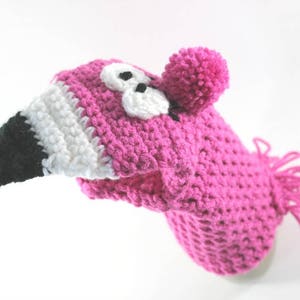 Flamingo Crochet Pattern - Flamingo - Crochet Pattern - Crochet Toys - Hand Puppet - Pink Flamingo - Puppet Theater