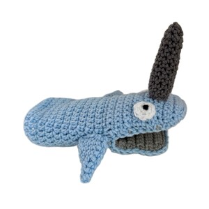 Crochet Sea Creature - Puppet Theater - Crochet Narwhal - Crochet Patterns - Crochet Toys - Crochet Hand Puppet - Pretend Play