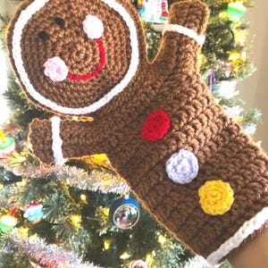 Christmas Crochet - Crochet Toys - Crochet Hand Puppet - Gingerbread Man - Crochet Patterns - Pretend Play - Puppet Theater