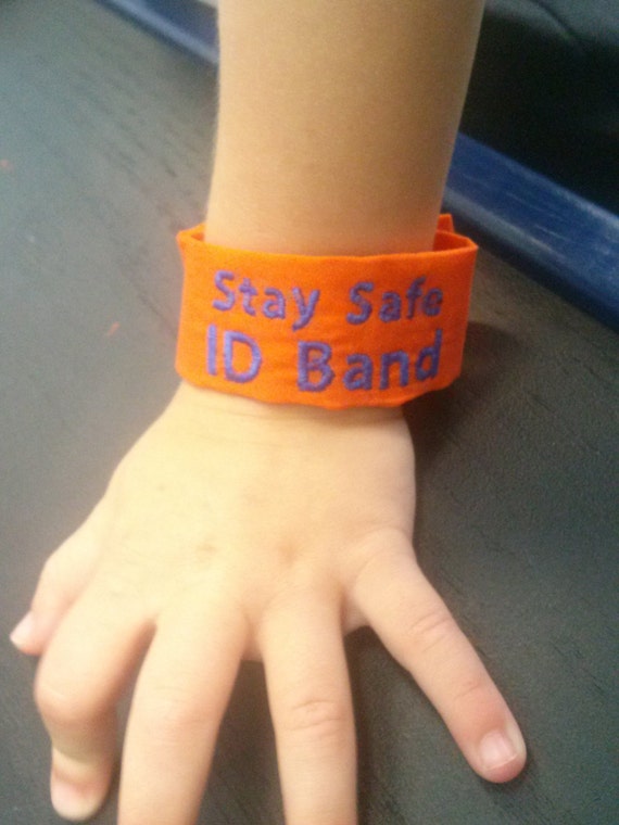 Items similar to ID Bracelet for Kids (Washable), ID Band, Kids ID