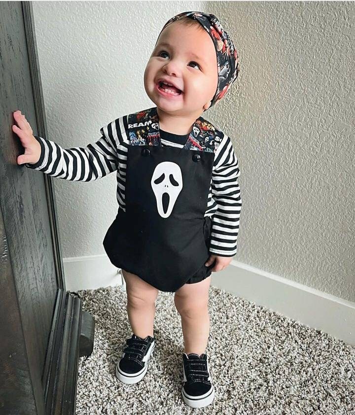 Scream Horror Overall Romper Jumpsuit