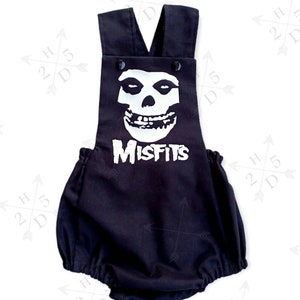 Misfits Horror Overall Baby Romper Jumpsuit