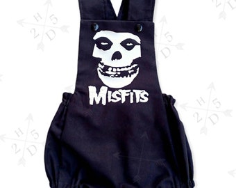 Misfits Horror Overall Baby Romper Jumpsuit