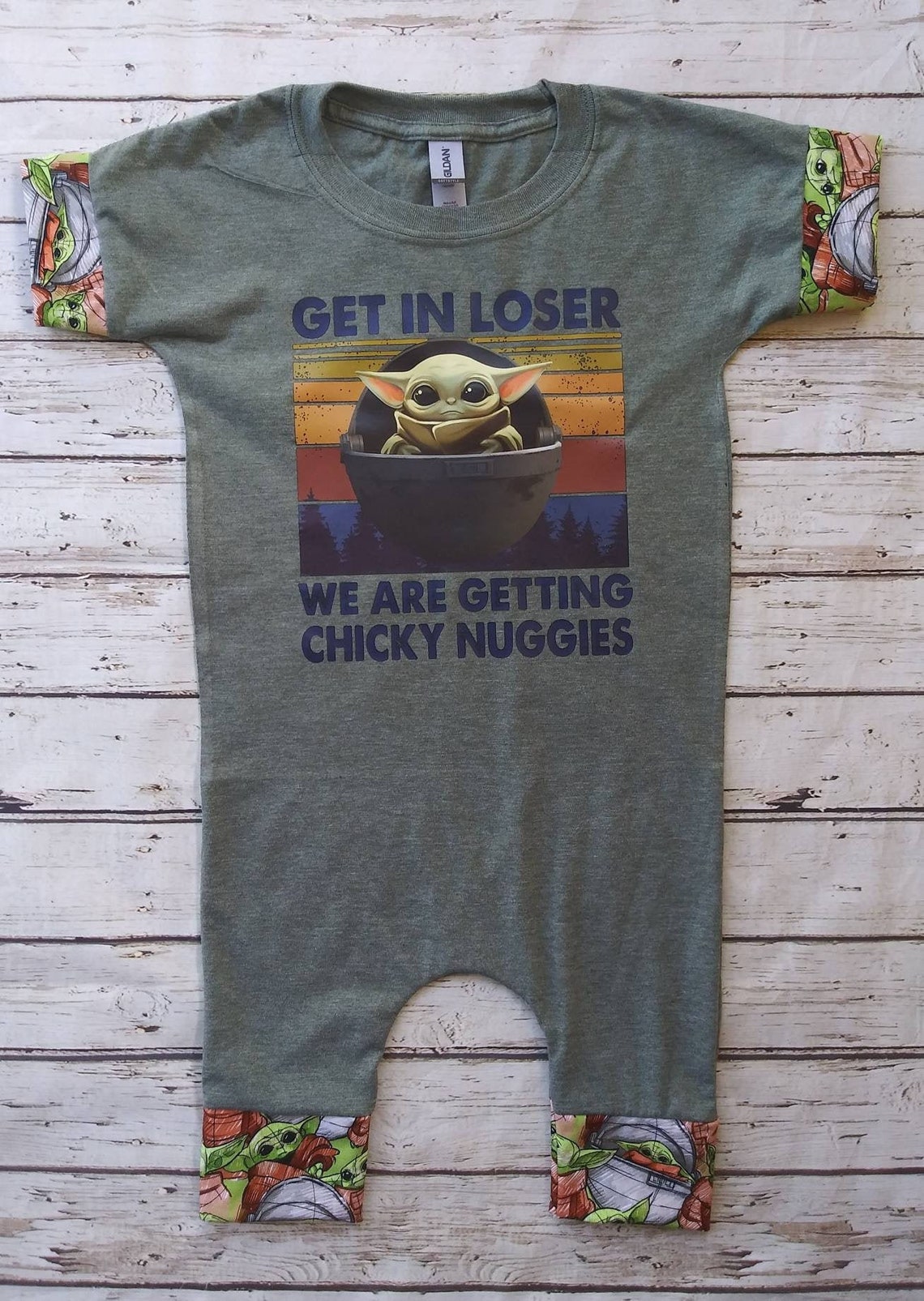 Baby Yoda Romper Jumper Onesie Jumpsuit Etsy