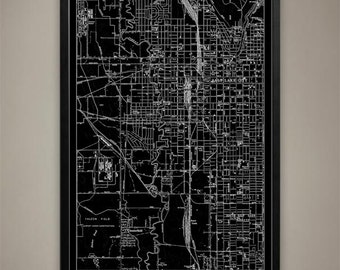 SALT LAKE CITY Map Print | Historic Salt Lake City | Utah Decor | Salt Lake Wall Decor for Home or Office | Great Slat Lake