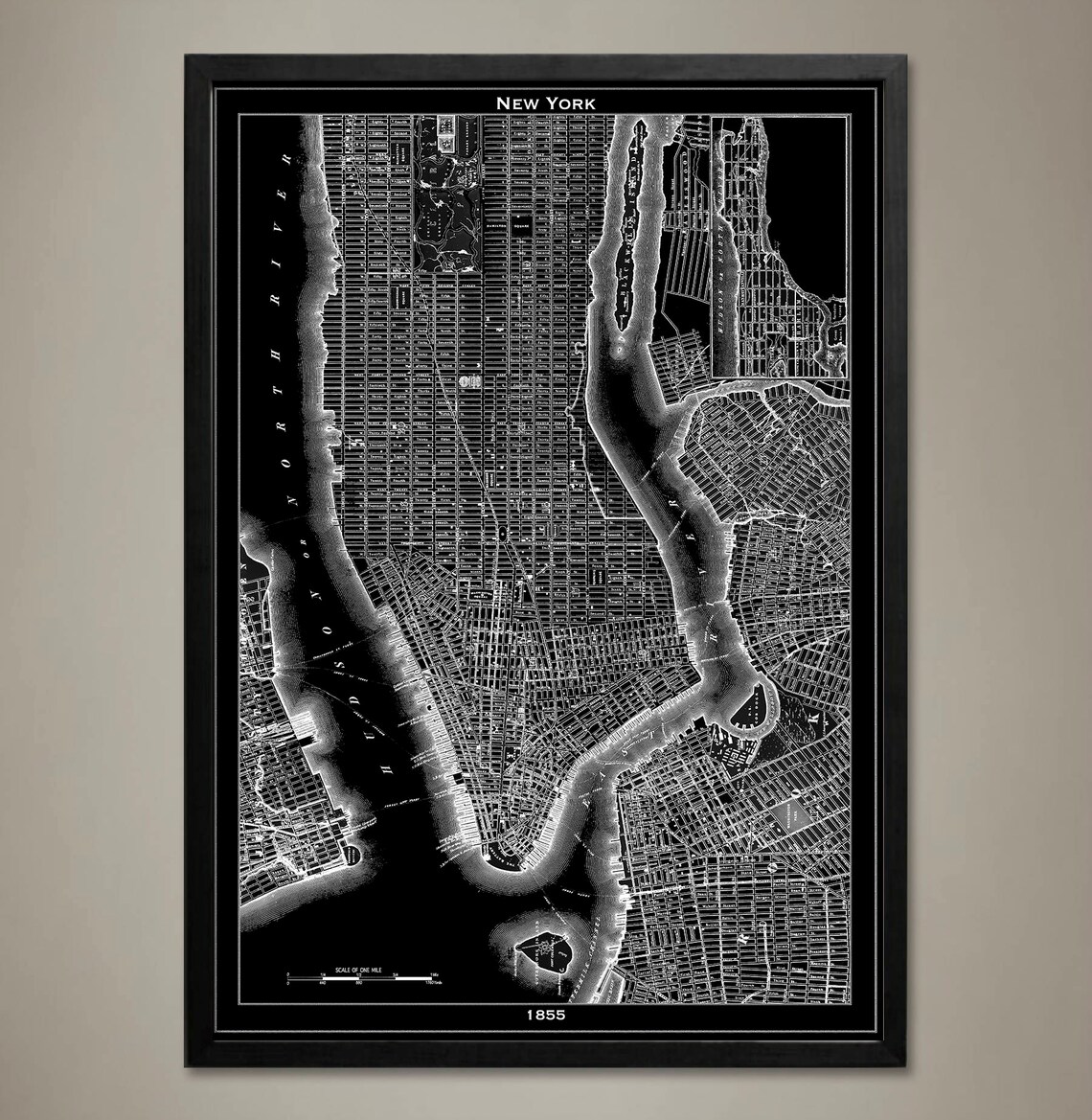 New York City Map New York City Poster New York City Print NYC Map NYC Map Print NYC Poster Map
