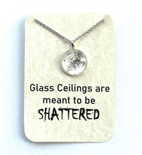 Glass ceiling necklace deals