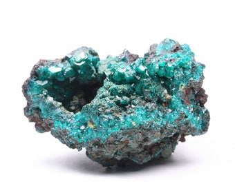 Dioptase Crystal Cluster, Mindouli, Democratic Republic of Congo E846