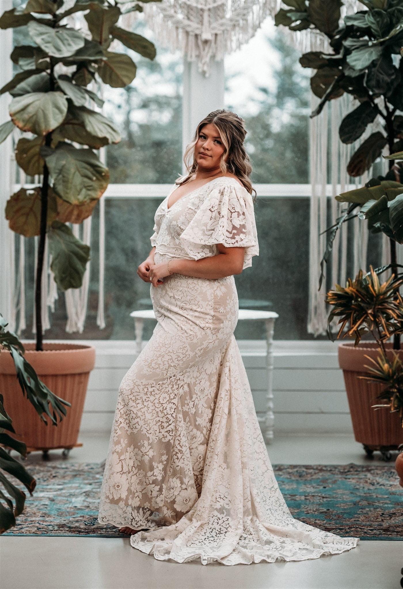 boho wedding dress older bride Boho Wedding Dresses for Older Women
