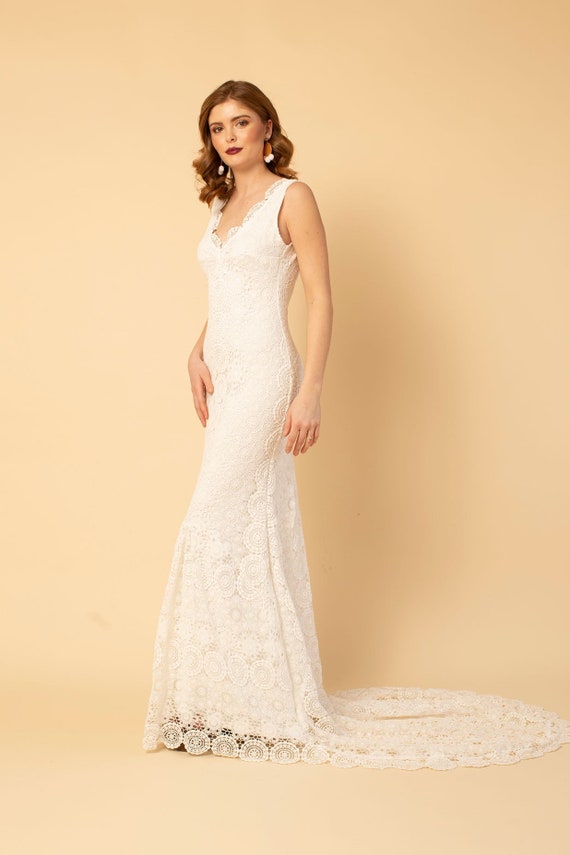Vestito sposa deals uncinetto