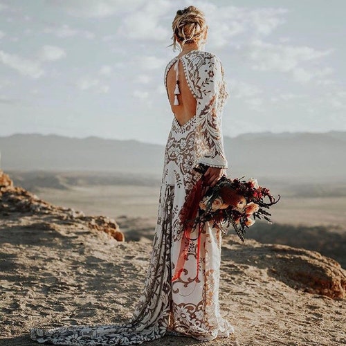 white wrap dress Adelaide Gown